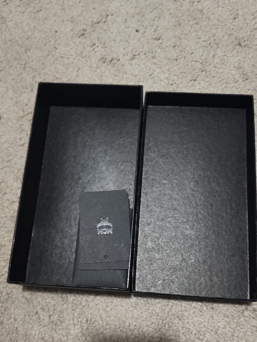 MCM Black Monogram Empty Gift Box Luxury Designer Storage Packaging - Picture 4 of 6